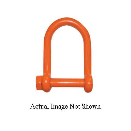 Long Reach Shackle, 10000 Lb, 34 In, 088 In Pin Dia, Screw Pin, 5 In Inner Length, 234 In